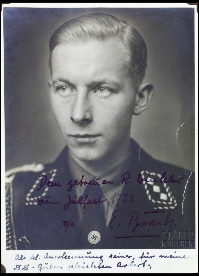 Nazi Erik Brack, who took the photographs