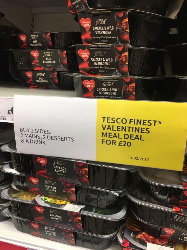  The shelf in the Tesco store was clearly marked with the offer - but the discount wasn't applied at the checkout