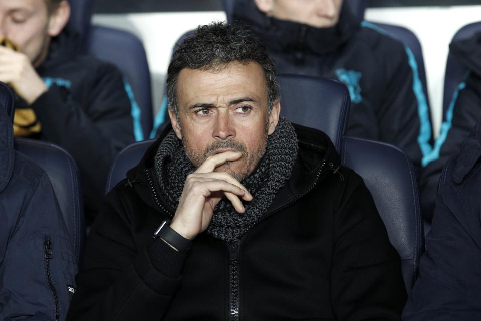 Enrique later lost the plot with a journalist after the full-time whistle