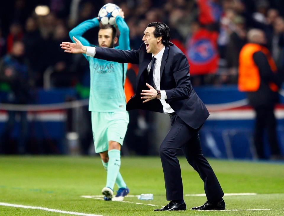 Former Sevilla boss Unai Emery masterminded PSGs 4-0 win over Barca