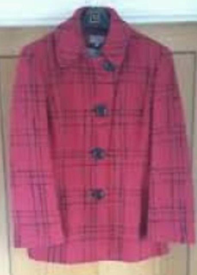  This is the red jacket being sought by police, who say it holds crucial evidence in the rape case