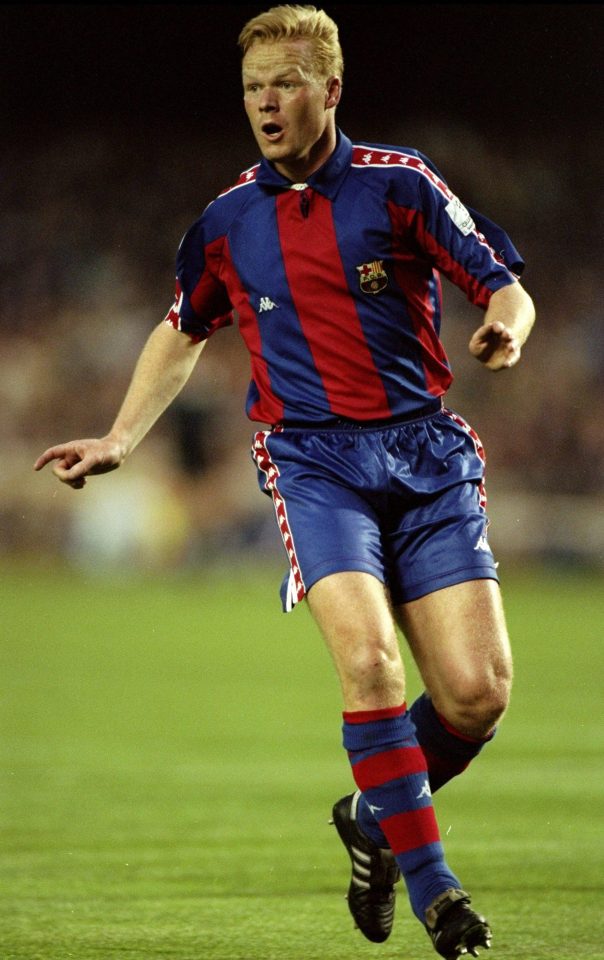 Dutch defender Koeman spent six seasons playing for Barcelona