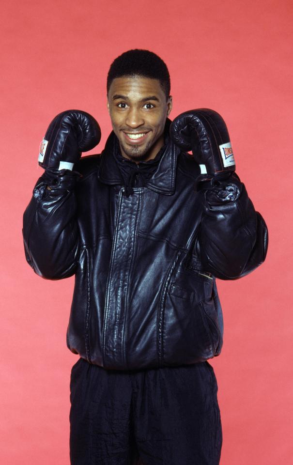 A young Michael Watson pictured in London in about 1988