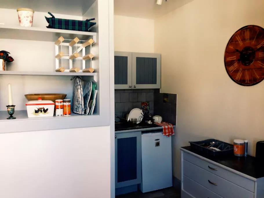 The Open Book has its own kitchen, but guests are often invited round to the locals' houses for dinner