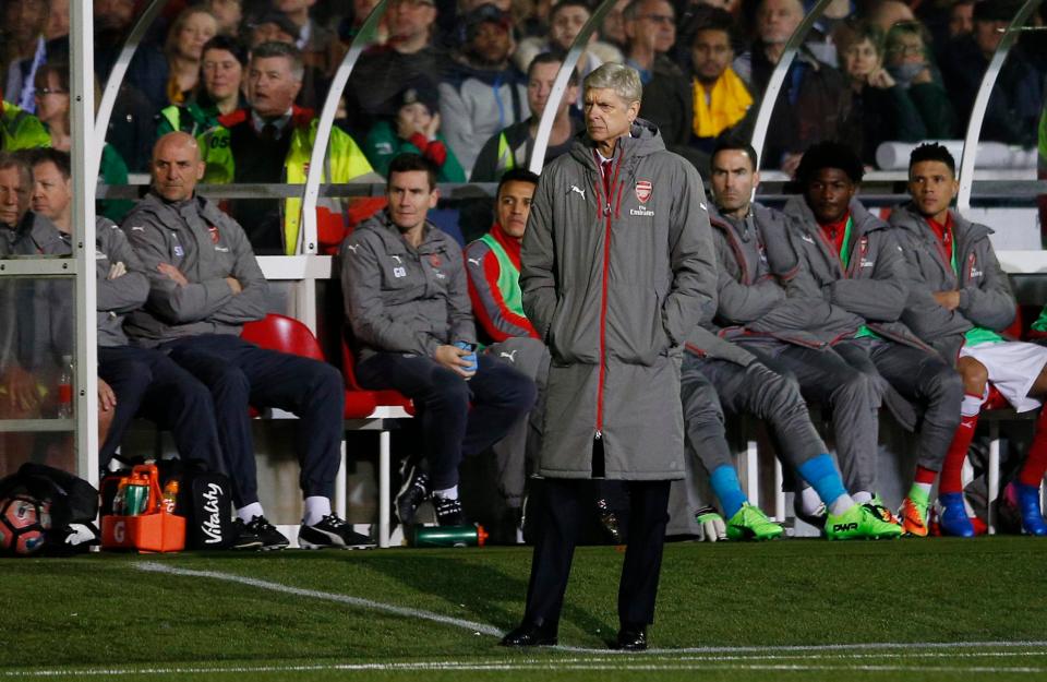 Arsenal manager Arsene Wenger has been criticised by supporters for failing to deliver league titles