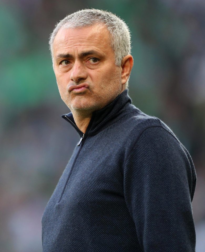 United boss Jose Mourinho did not look best pleased to see the goalscorer go off the field injured