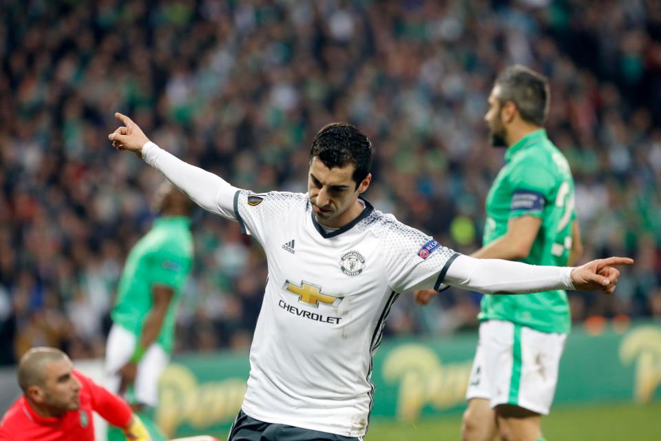 Key man Henrikh Mkhitaryan will not be available due to injury