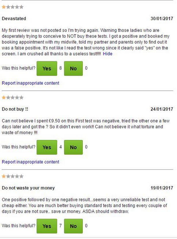 Online reviews show many other women had the same problem
