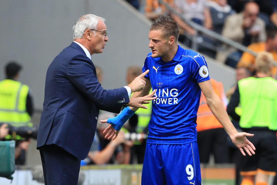 Top scorer Vardy played a huge part in Leicester's success under Ranieri