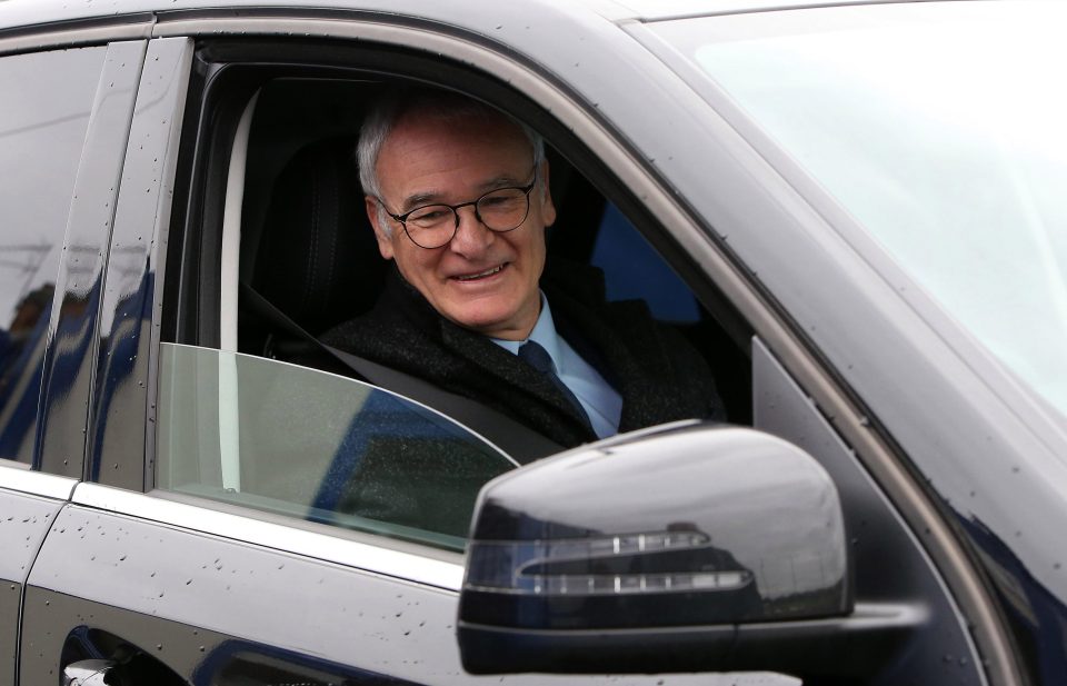 The Italian leaves Leicester after his shock sacking by the Foxes