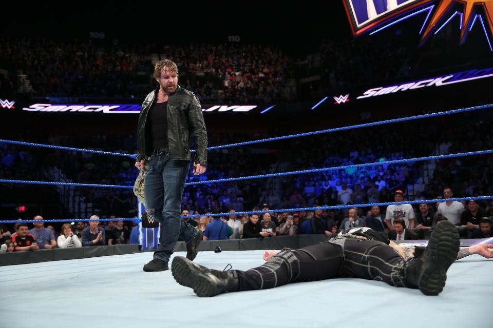  Dean Ambrose and Baron Corbin should have a brutal match on past form