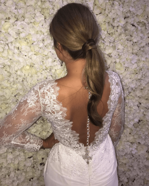  Lauren modelled wedding dresses for Closer magazine