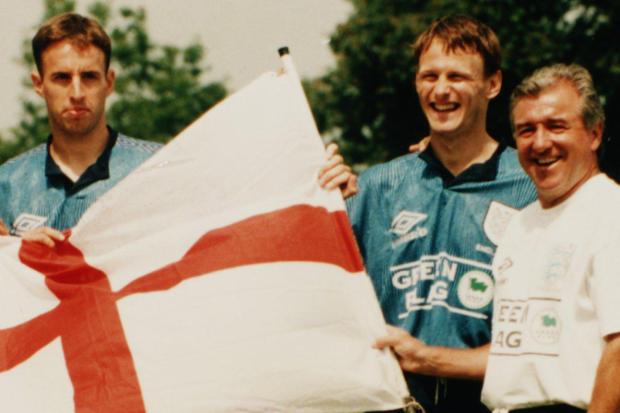 Gareth Southgate and Teddy Sheringham played together under Terry Venables