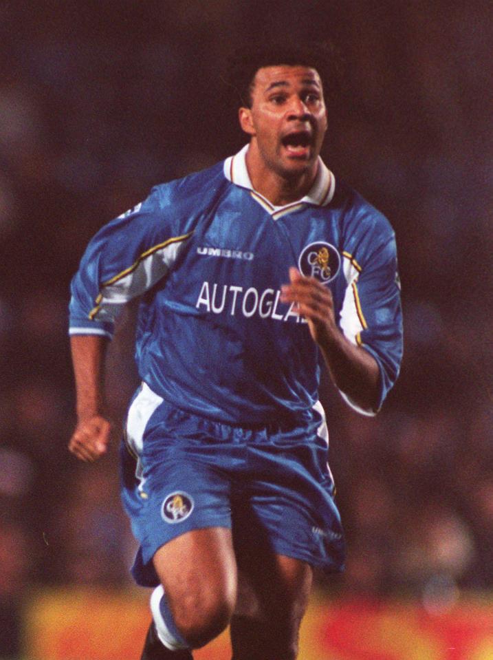  As a Grimsby midfielder, he shackled Chelsea's Ruud Gullit (above) in an FA Cup tie
