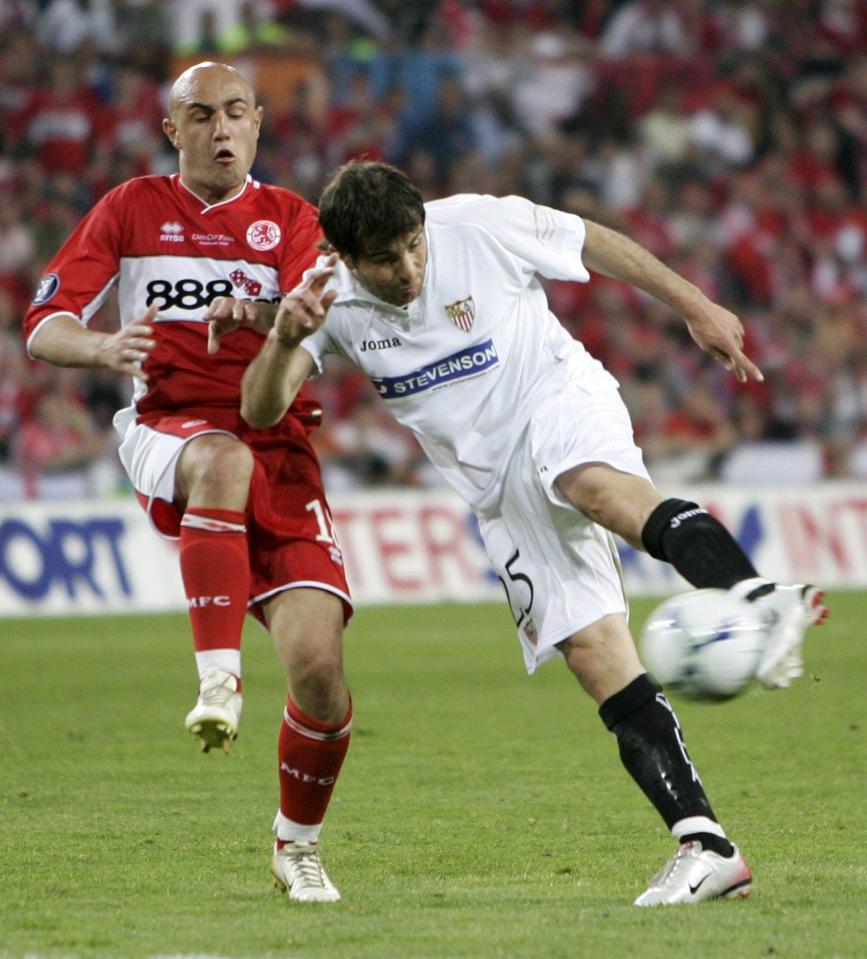  Eleven years after leaving Middlesbrough the Italian is still banging goals in