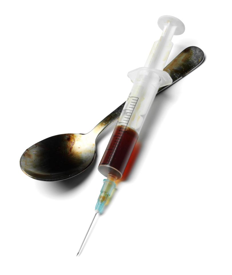 spoon and syringe 