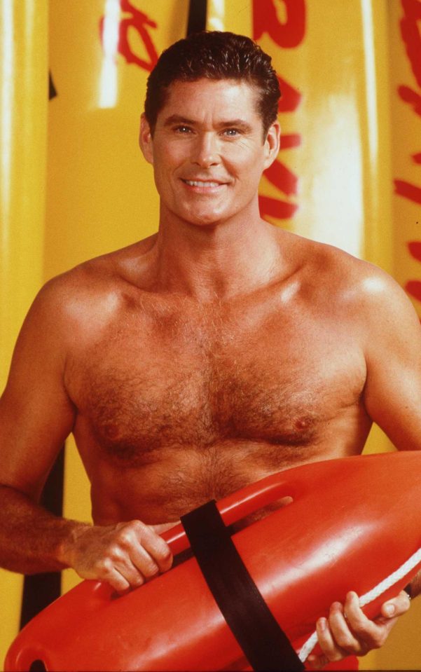  He was known for whipping off his top in Baywatch
