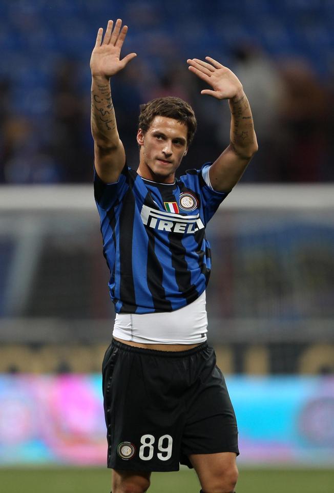 Marko Arnautovic was on loan at Inter Milan when they won the Treble in 2010