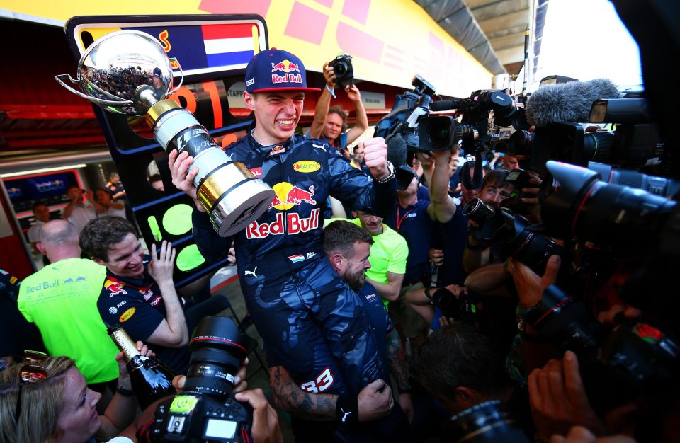  Max Verstappen proved his potential when he won in Spain last year