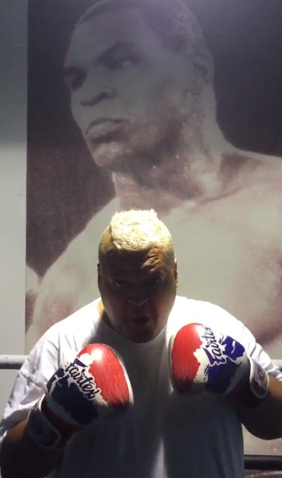 The CBB star has been in the gym for the last two months