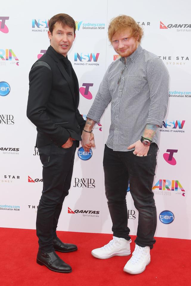  Despite their obviously close connection, James says working alongside pal Ed was a 'real education'