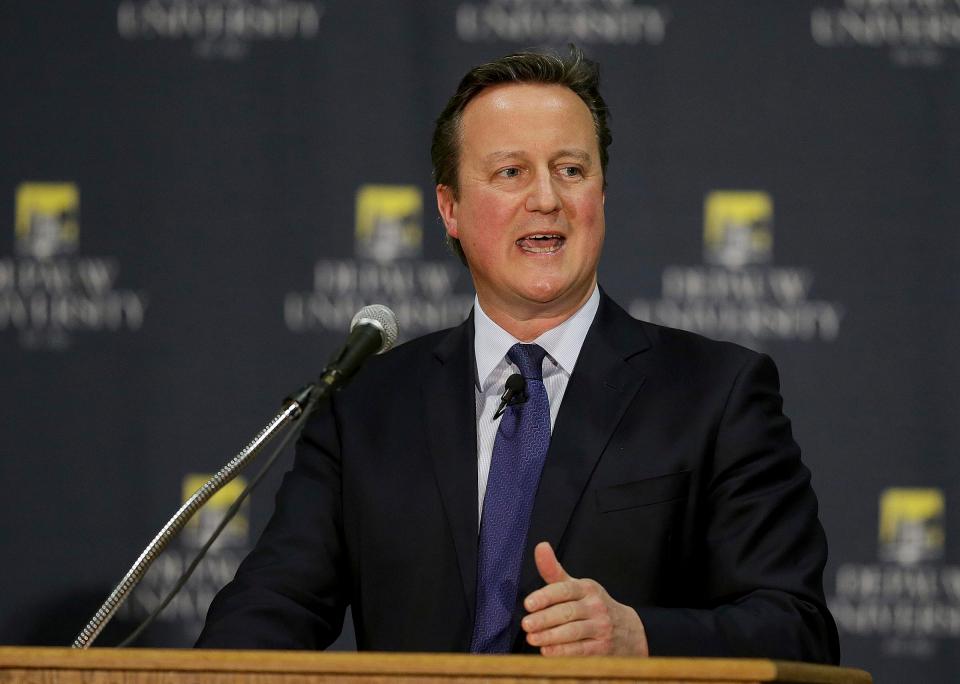  David Cameron has defended raking in the cash as a speaker