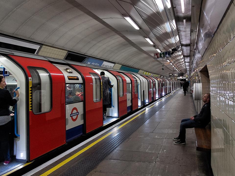  Things seemed to be getting steamy as our two love-birds headed for the Tube