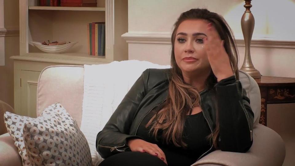Lauren Goodger gets tearful as she discusses her relationship on Channel 5 show In Therapy