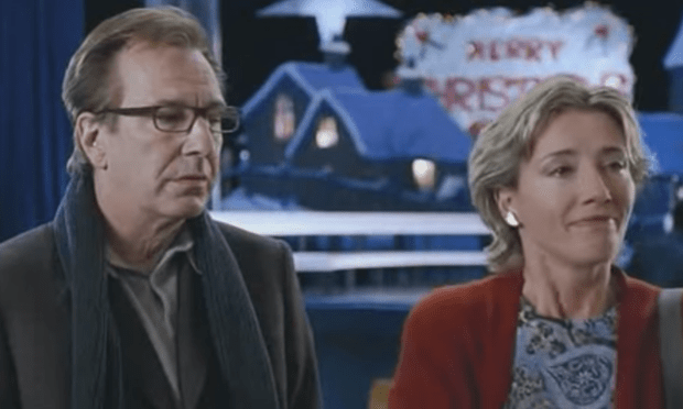 Emma Thompson will not be appearing after the death of her on-screen husband in the movie, Alan Rickman