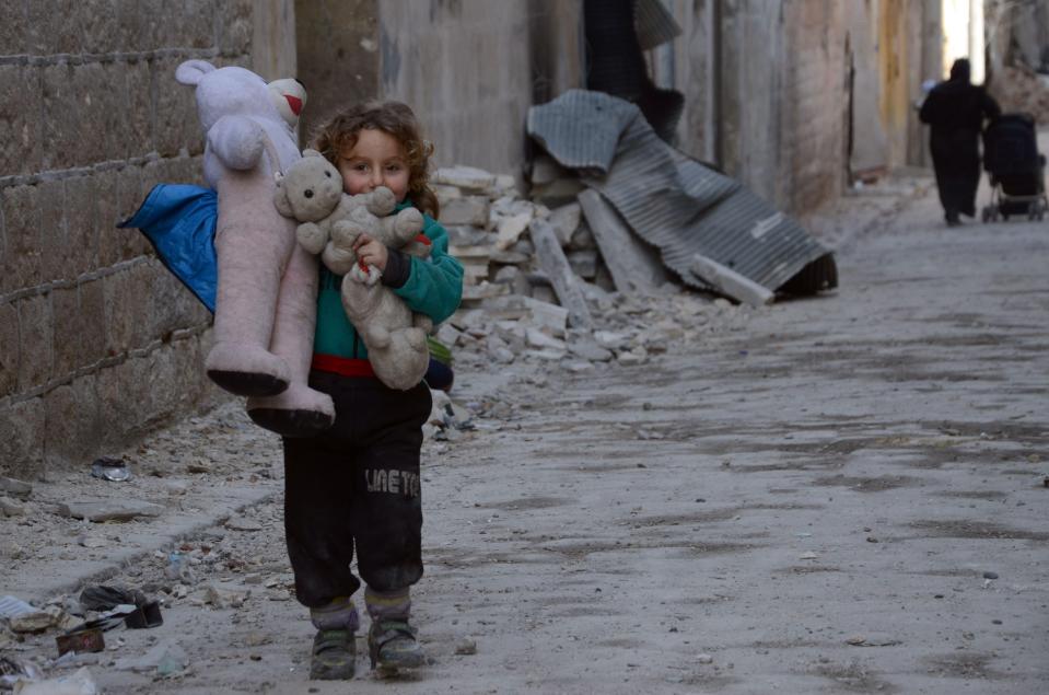  Ms Rudd says the most vulnerable children are those still in the Syrian conflict zone