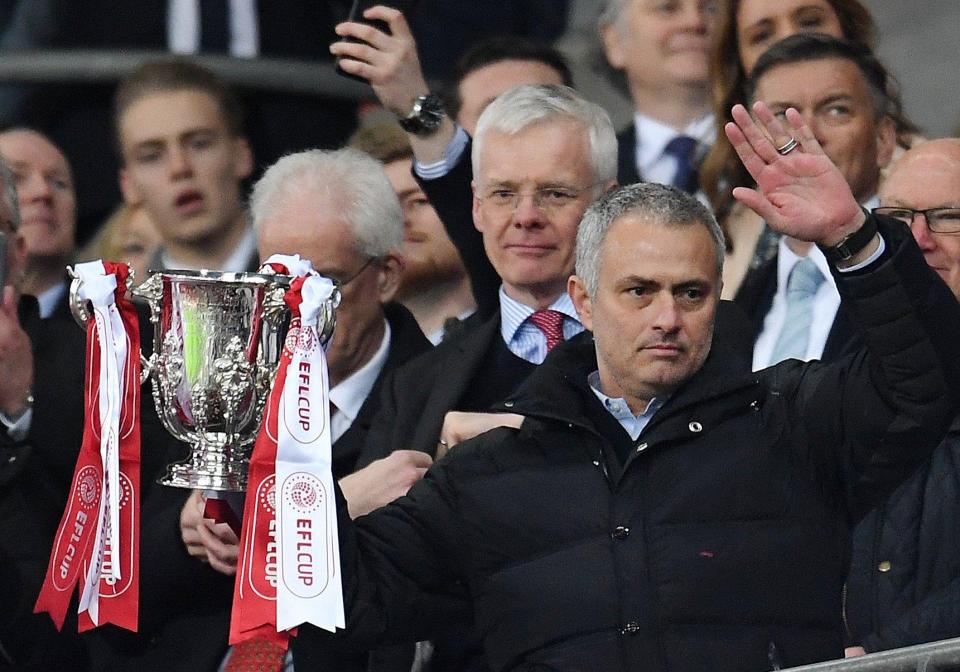 Jose Mourinho led Manchester United to the EFL Cup in a 3-2 win against Southampton