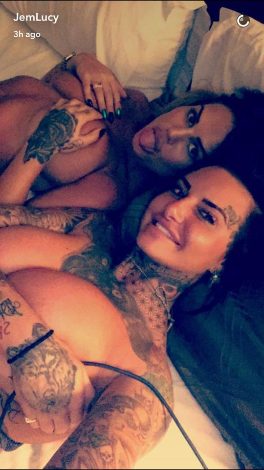  Jemma isn't afraid to flash the flesh online