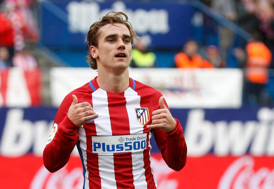 Antoine Griezmann scored twice in the win over Valencia