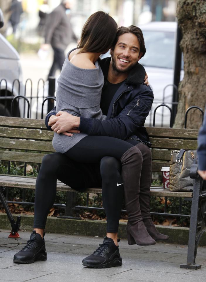  And Yazmin took a seat on him - not that he seemed to mind