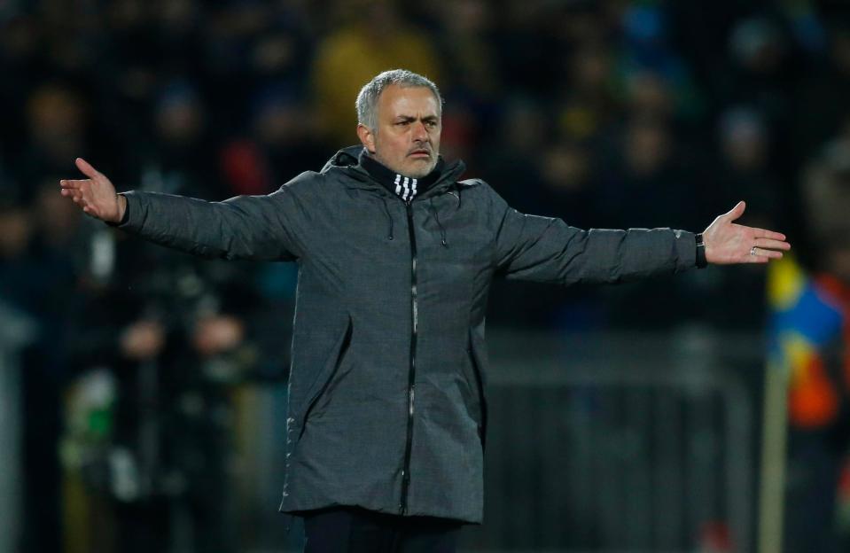 Jose Mourinho was left frustrated at Man Utd were held by Rostov