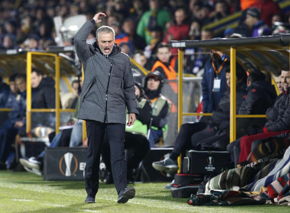 Mourinho was sure to be expecting a win after making such a long journey