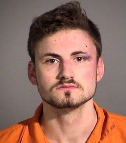 Timothy Batz, 21, allegedly stripped naked and kissed his brother