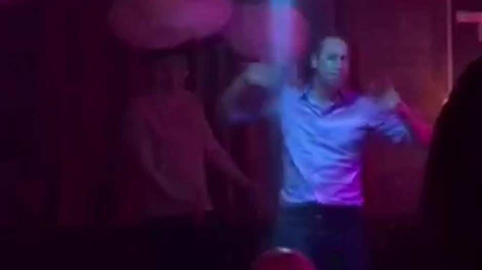  The Prince was seen dancing in a club at the ski resort favoured by the Royals at the beginning of this week