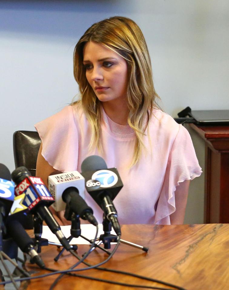  It is believed the culprit is an ex of Mischa's after a short-lived relationship