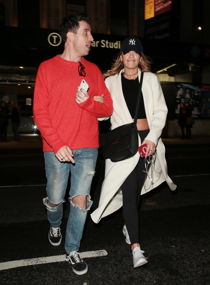  Rita put on a brave face as she stepped out with Nick Grimshaw