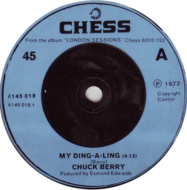  Berry's biggest hit was 1972 novelty song My Ding-a-Ling, filled with innuendo about masturbation