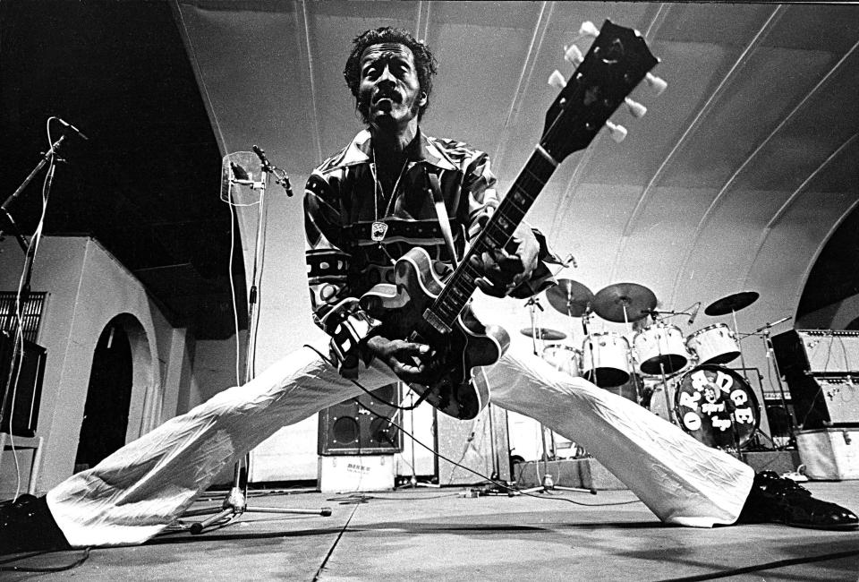  Stars are paying tribute to music great Chuck Berry, who died March 18, 2017, at the age of 90