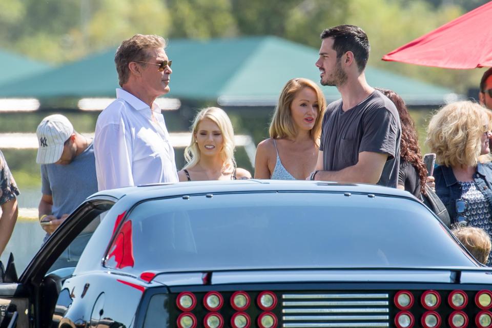  He shot scenes in front of the 1982 vehicle