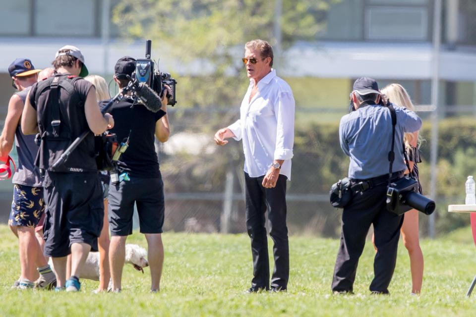  He was the centre of attention during filming