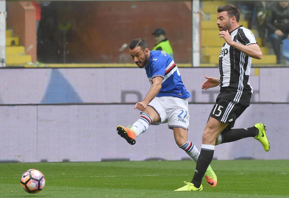  Fabio Quagliarella has seven goals in Serie A this season