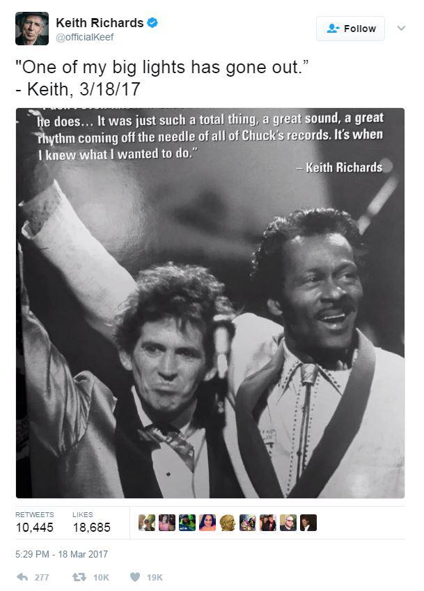  Keith called Berry one of his 'big lights'