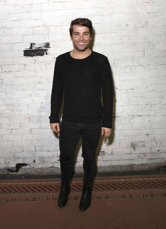 Joe McElderry looked slim in an all-black ensemble as he attended a charity bash in London