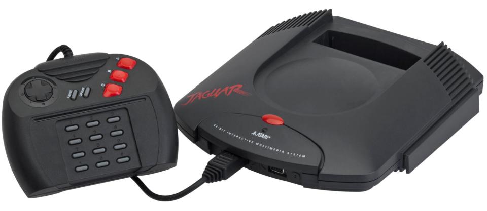  The Atari Jaguar was the last programmable console to be developed under the Atari brand and came out in 1993
