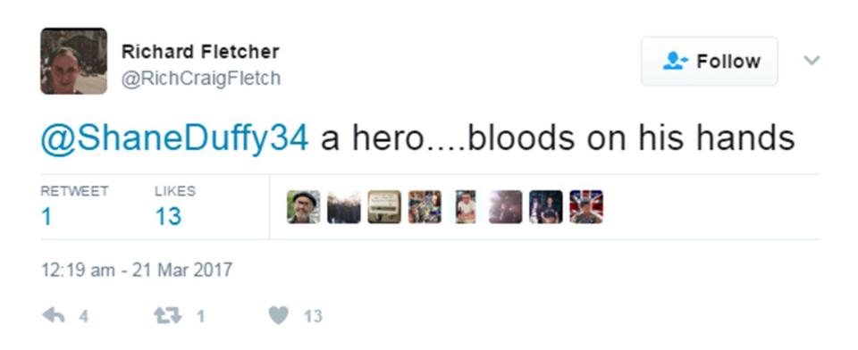  Footballer Shane Duffy faced a backlash for his comments
