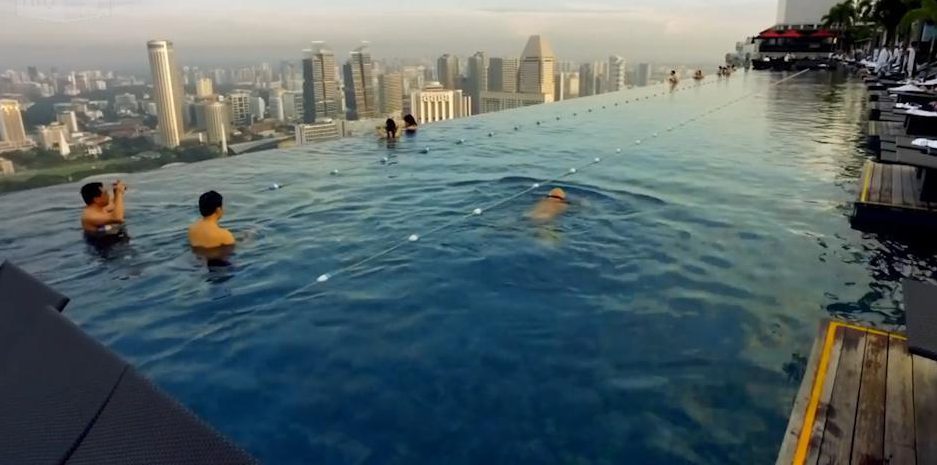 It is the size of three Olympic swimming pools